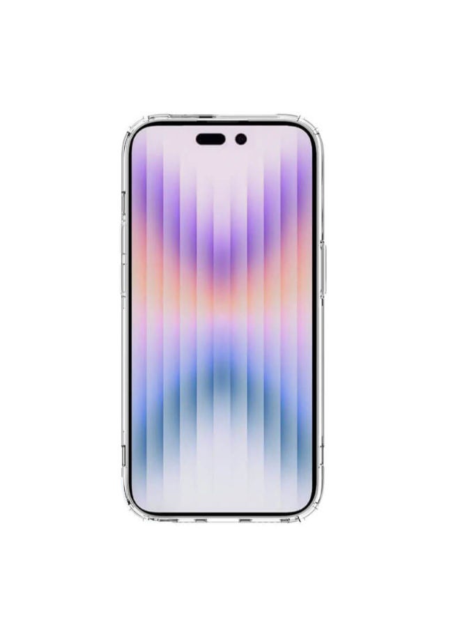 Nillkin Ultra Hybrid Mag compatible with MagSafe designed for iPhone 14 Pro MAX case cover - White - Image 4