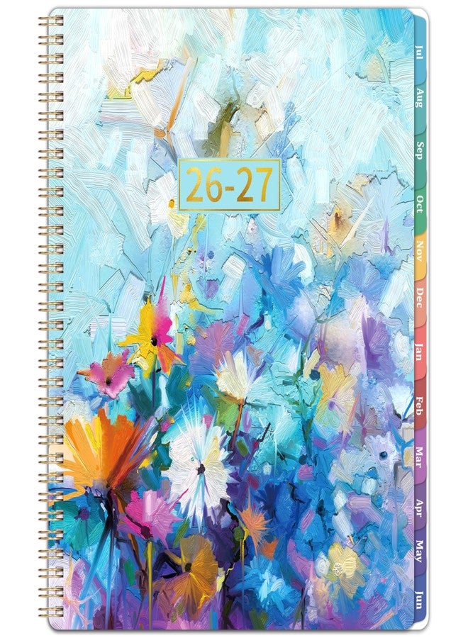 MaaIbok Planner 2026-2027 - Academic Planner 2026-2027, July 2026 - June 2027, 8.5" x 11", Calendar Planner with Colorful Monthly Tabs, Twin-wire Binding, Holidays, Back Pocket - Image 1