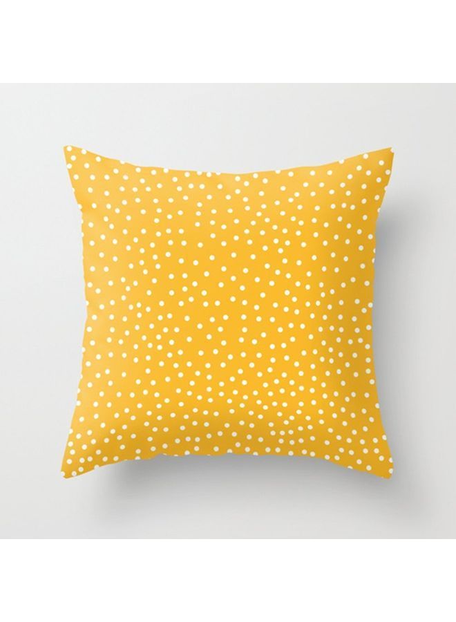 NIBEMINENT Printed Cushion Cover Yellow/White
