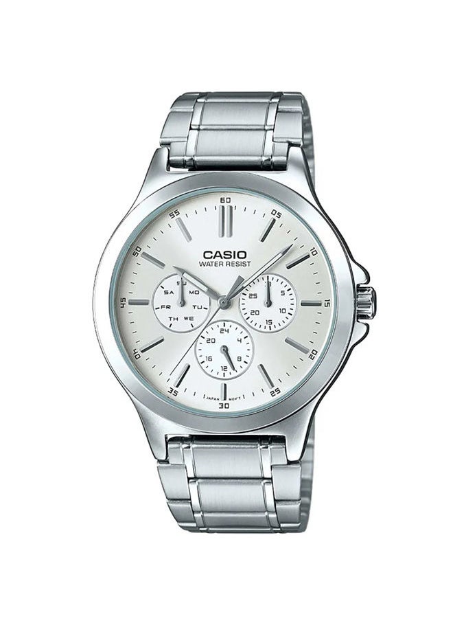 CASIO - Stainless Steel Chronograph Watch MTP-V300D-7AUDF - Image 1