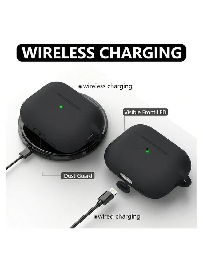 Light Violet Airpods 4 Case With Anti Loss Strap and Cleaning Pen Protection Set - Image 4