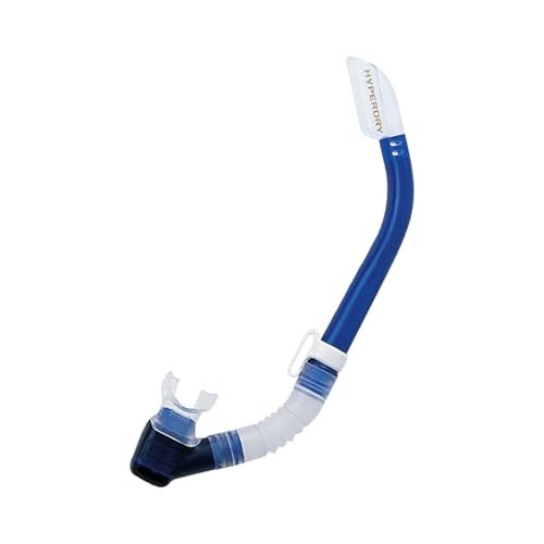 TUSA SP-580 Imprex II Hyperdry Scuba Diving Snorkel, Cobalt Blue - Image 2