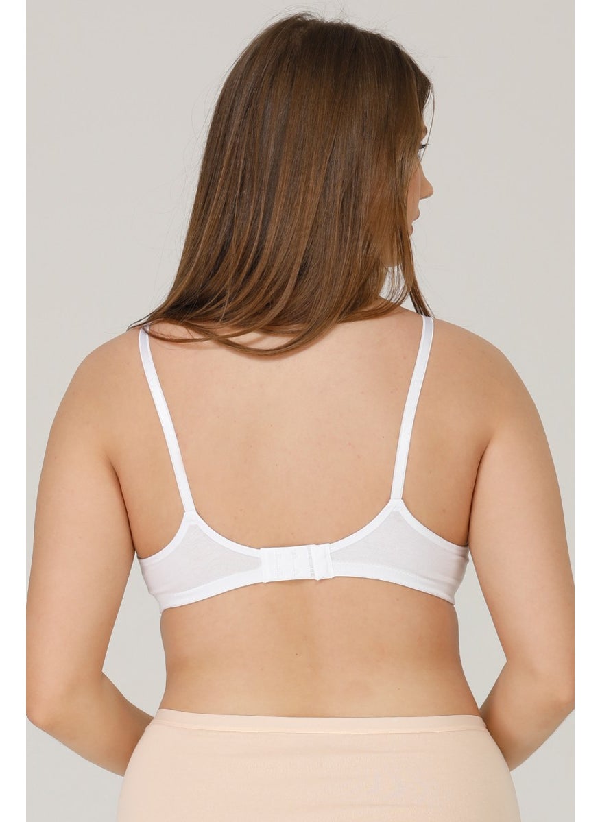 Parlingerie Par Lingerie Pl Nursing Bra Cotton Cupless White  - Image 3
