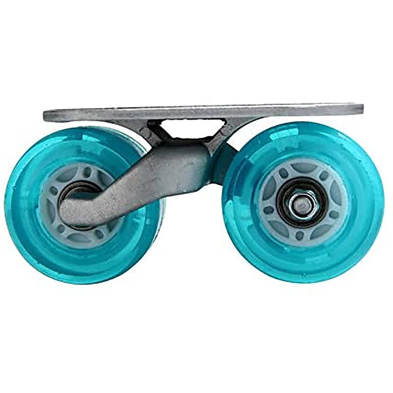 dzotmyn JINCAO Drift Plate Board Skate Split Portable Roller Road Aluminum Anti-slip Plate with Blue Flash Light PU Wheels and ABEC-7 608 Bearings  - Image 3
