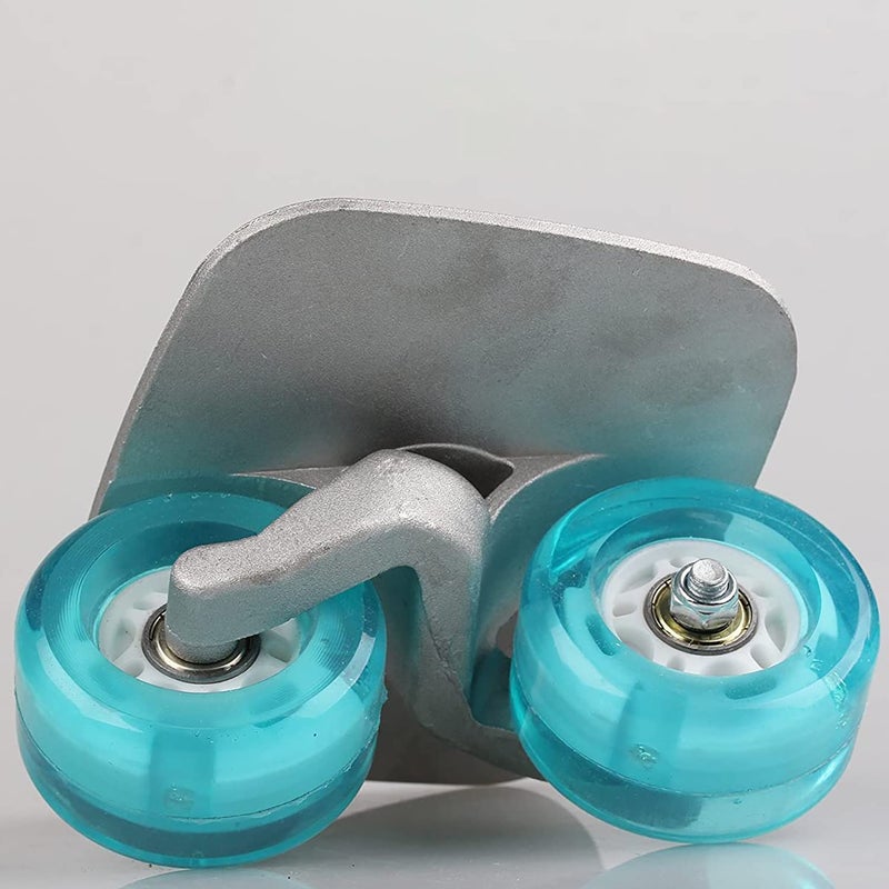 dzotmyn JINCAO Drift Plate Board Skate Split Portable Roller Road Aluminum Anti-slip Plate with Blue Flash Light PU Wheels and ABEC-7 608 Bearings  - Image 4