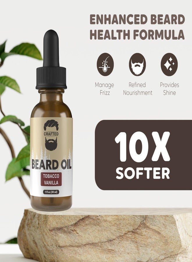Crafted Beards Beard Oil Beard Oil Conditioner - Leave Your Beard Feeling Amazing - All Natural Ingredients - No Residue - Mustache Oil - 1oz - Made in the USA (Tobacco Vanilla) - Image 3