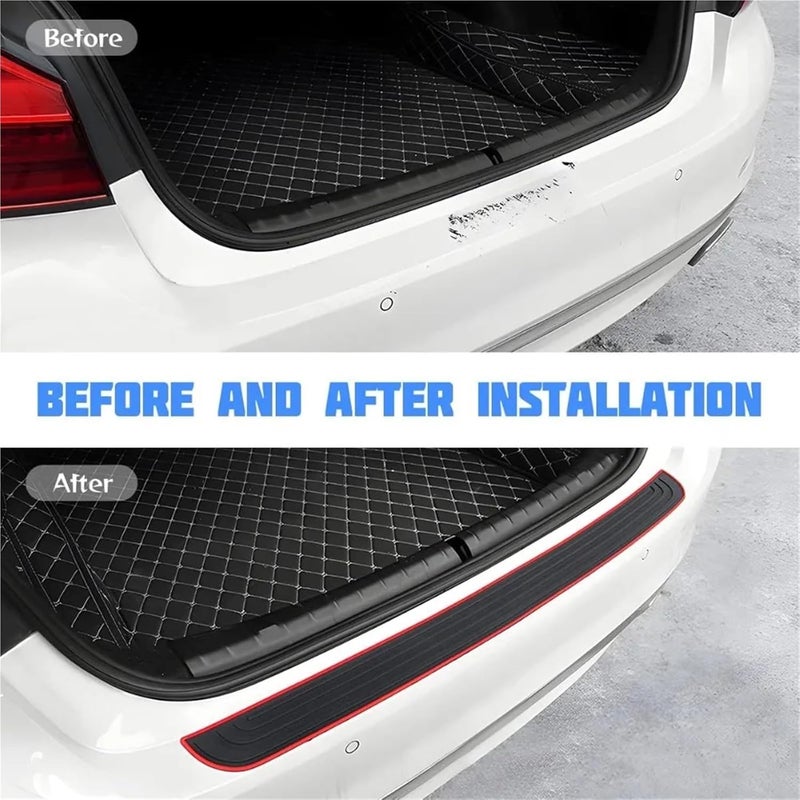 Car Door Edge Guards 2-5Pcs Universal Car Trunk Rear Bumper Guard Strip Door Protector Sticker Door Sill Protector Cover Strip(5Pcs 7x90cm) - Image 5