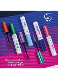 Golden Rose Flash Lash Color  Mascara No:01 Bright Mint  - Image 3
