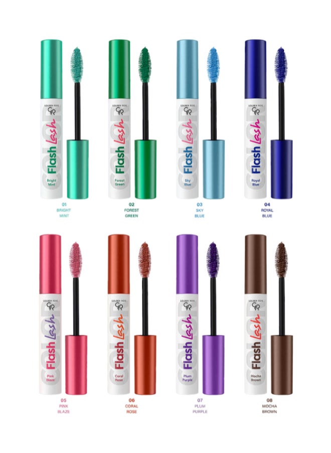 Golden Rose - Flash Lash Color  Mascara No:01 Bright Mint - Image 1