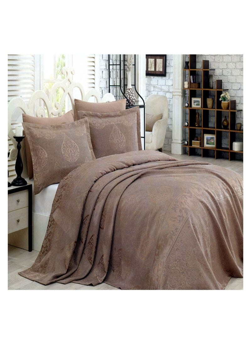 Family Bed Coverlet Set Jacquard 6 pieces size 240 x 240 cm model 404 from Family Bed  - Image 1