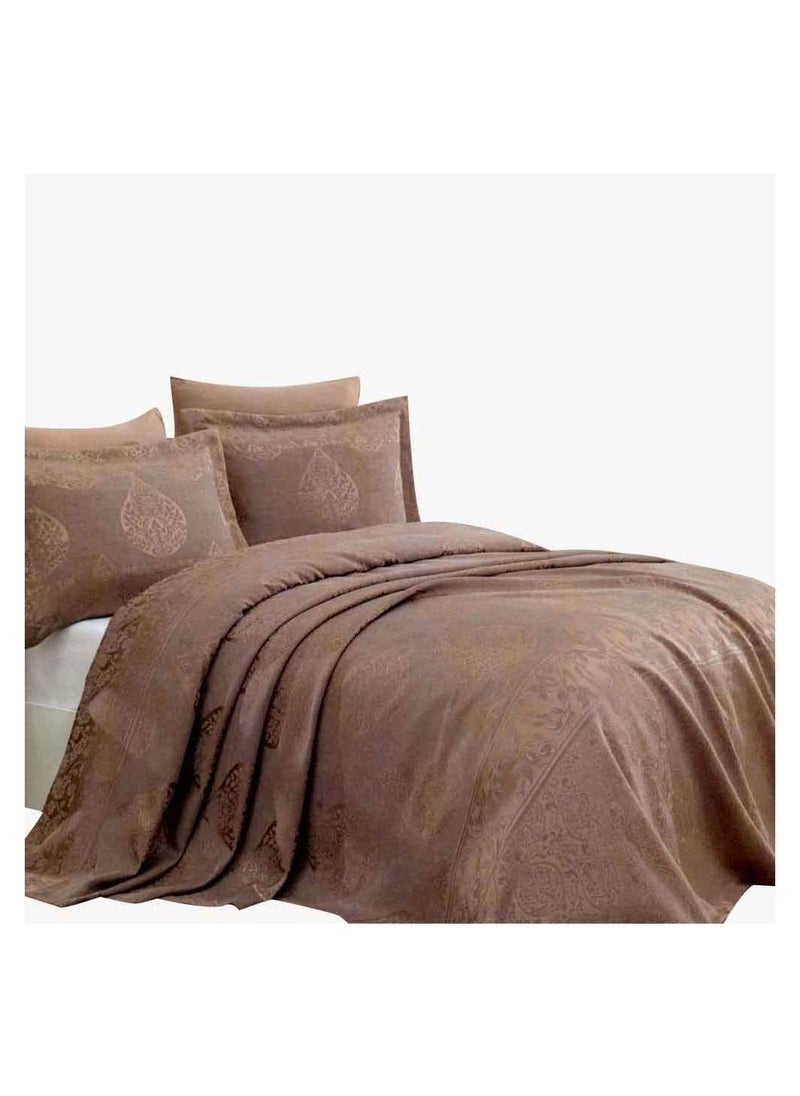 Family Bed Coverlet Set Jacquard 6 pieces size 240 x 240 cm model 404 from Family Bed  - Image 2