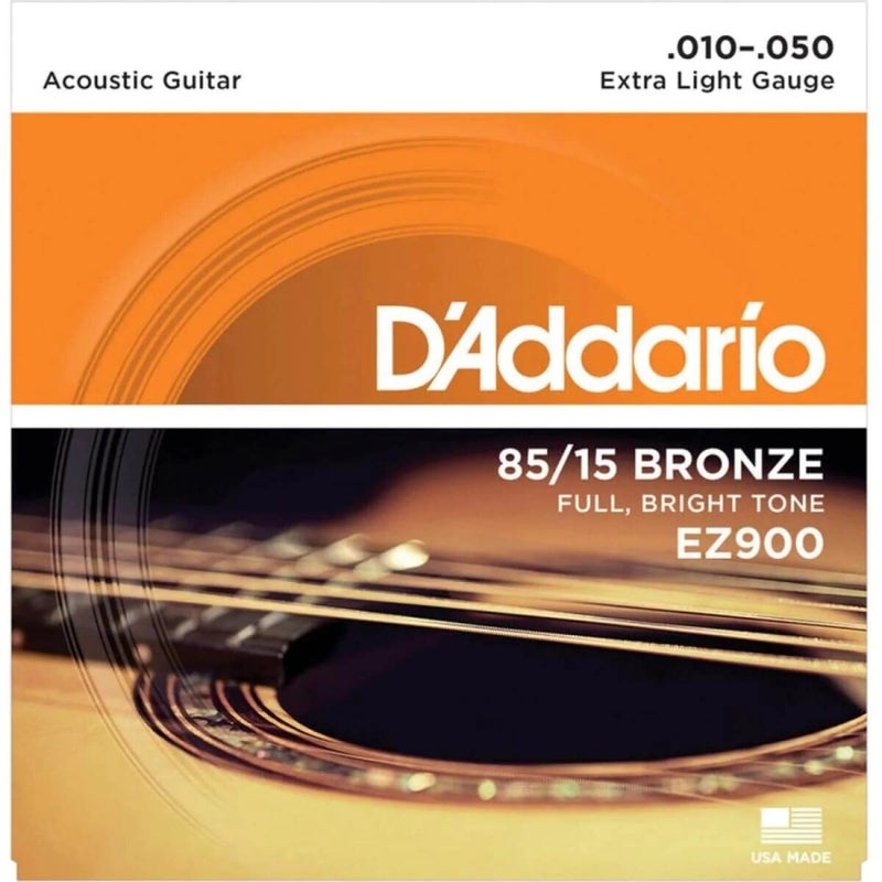 Daddario EZ900 85/15 Bronze Acoustic Guitar Strings Extra Light - 10-50