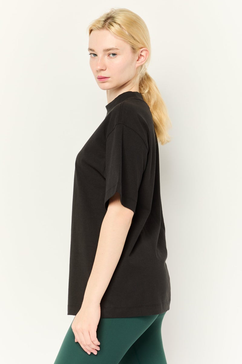 PUMA Women Sportswear Fit Short Sleeve Outdoor T-Shirt, Black - Image 3