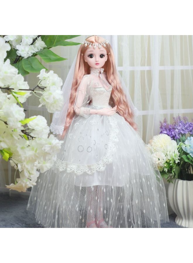 Oversized Dress-up Smart Doll Suit Girl Princess Children Toy Single Girl Birthday Toy-Color:60cm (can Blink) Sophie-Height:【music Style + Gift 2】 36 Pieces + Luxury Gift Box - Image 1