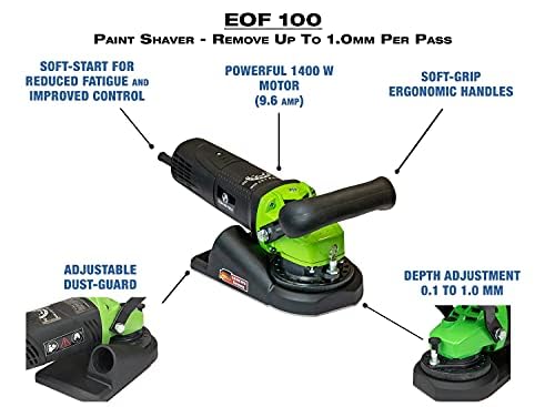 CS Unitec | EOF 100 | Paint Stripper/Shaver. Designed to Remove Paint, Coatings, Varnish, & Latex from Wood or Concrete for Floors, Stairs, Siding (Milling Disc not Included) - Made in Germany - Image 3