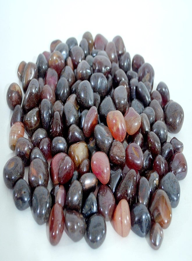 Schmick Pebbles Maroon Onyx Pebbles for Decoration - Decorative Stones and Pebbles, Vase Fillers Pebbles Stones - Pebbles for Home/Table Decor (1.9 Kgs, Maroon Onyx) - Image 5