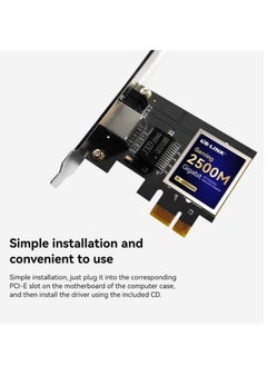 LB-LINK LB-LINK Elevate Your Network Experience with the BL-GP2500M PCIe Adapter Designed for High-Speed Connectivity 2.5GBASE-T PCIe Network Adapter  - Image 2