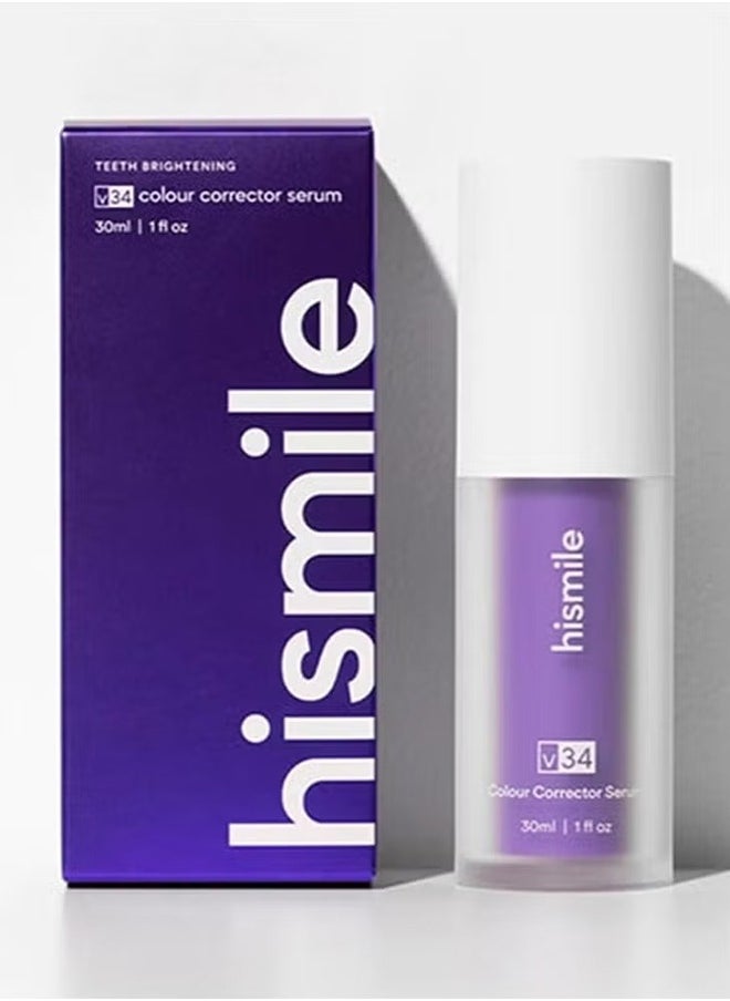 HiSmile - Teeth Color Corrector, Purple Teeth Brightening Toothpaste, Remove Stains, Teeth Brightening Purple Toothpaste, Remove Coffee, Stains, Yellow Teeth (30ml） - Image 1