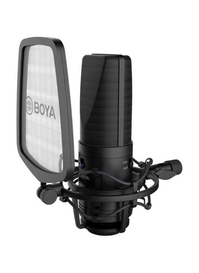 BOYA BY-M1000 Large-Diaphram Multi-Pattern Condenser Studio Microphone
