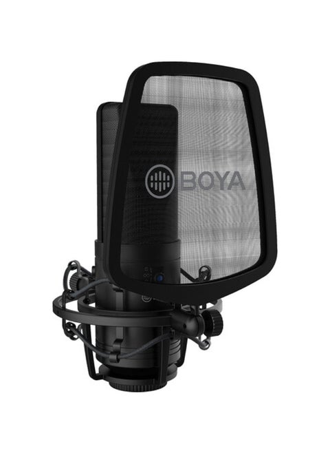 BOYA BY-M1000 Large-Diaphram Multi-Pattern Condenser Studio Microphone