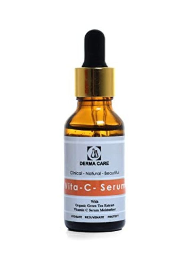 DERMA CARE Derma Care Vita C Serum Anti Aging With Organic Green Tea Extract And Hyaluronic Acid & Vitamin A&E 30 Ml  - Image 2