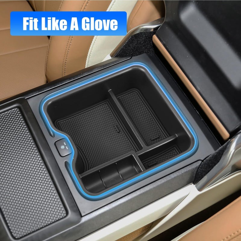 EVGoXMods Center Console Organizer Compatible with 2023-2025 Range Rover & Sport (ONLY for Refrigerator Version) Armrest Storage Box Insert Tray Interior Accessories - Image 3