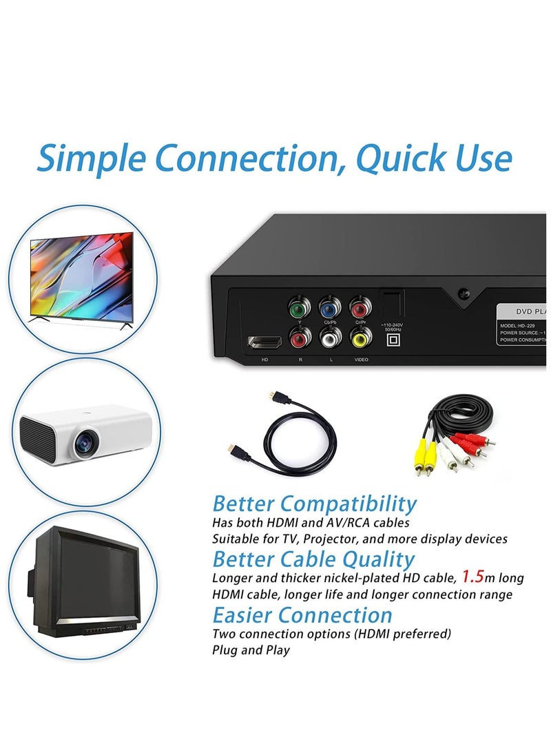 Furtey - Portable External DVD Player Black - Image 1