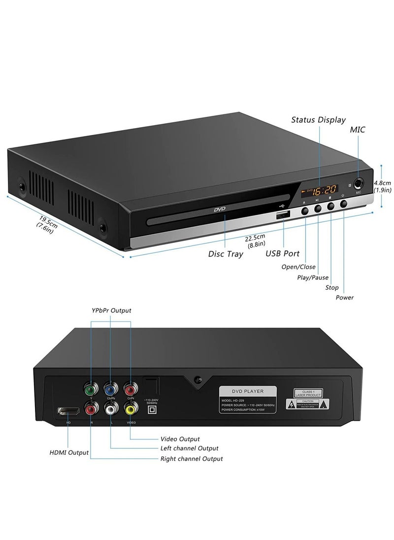 Furtey - Portable External DVD Player Black - Image 1