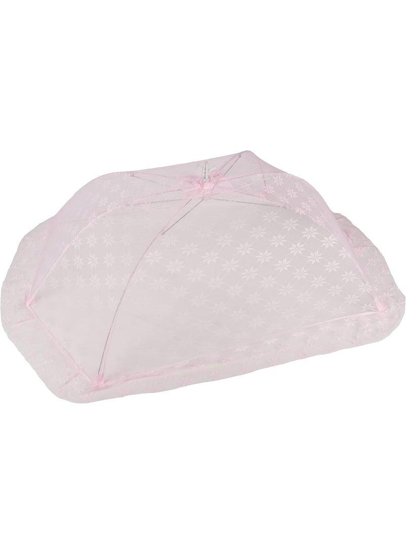 Children's Foldable Mosquito Net Polyester Size S 59 X 94 X 36 cm Pink - Image 2