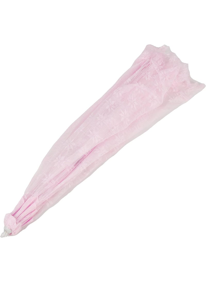 Children's Foldable Mosquito Net Polyester Size S 59 X 94 X 36 cm Pink - Image 3