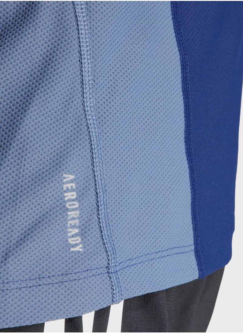Adidas - Own The Run Colorblock T-Shirt - Image 1