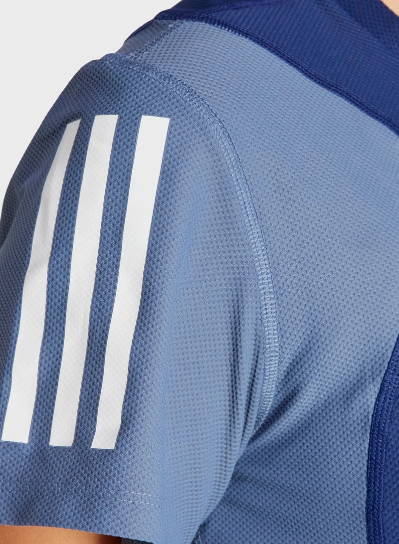 Adidas Own The Run Colorblock T-Shirt