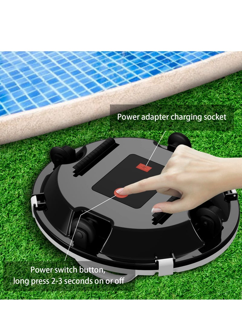 KASTWAVE - Cordless Robotic Pool Vacuum, Self-Parking Pool Cleaner Lasts 110 Mins Powerful, Lightweight, Pool Vacuum Cleaner for Above/In Ground Pools, White - Image 1