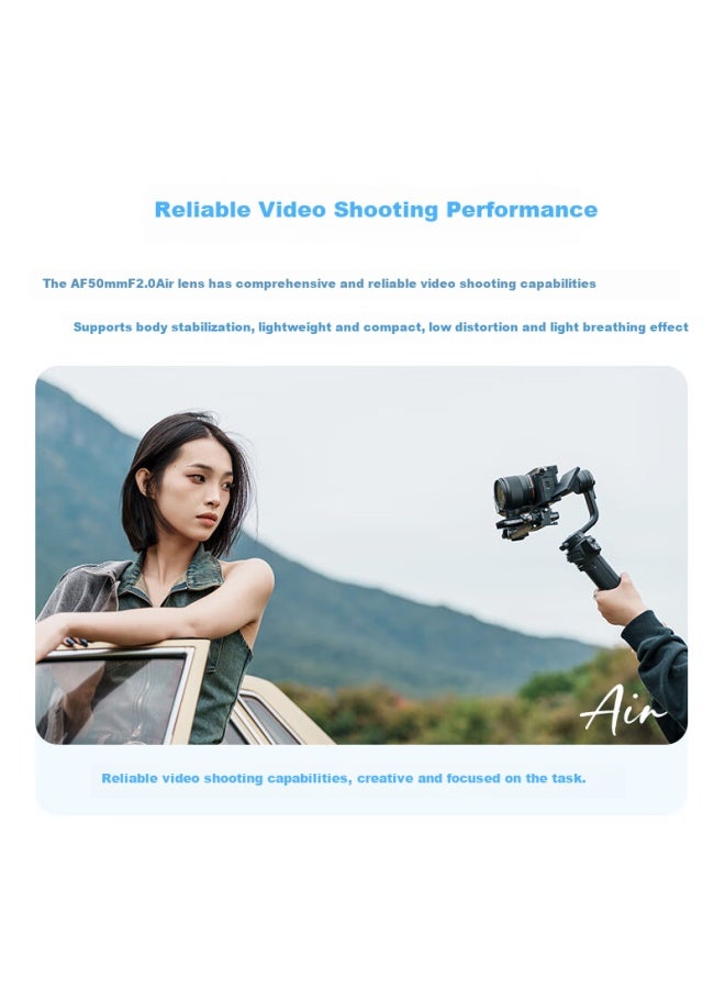 VILTROX عدسة بورتريه ثابتة التركيز بفتحة كبيرة Viltrox Af 50mm F2.0 Z لنظام نيكون، تركيز تلقائي، مناسبة لكاميرات Z5 Z6 Z6ii Z7ii Zf Z8 بدون مرآة - Image 4
