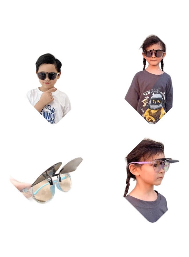 Naughty Mouse [8-16 Years Old] Teenagers Polarized Myopia Clip-On Sunglasses Sunshade Anti-Glare Anti-Dazzle Essential For Outings - Image 3