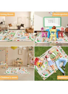 120×160cm Kids Carpet Playmat Rug, Car Rug for Kids Cars, Non-Slip Map, Town City Road Rug for Playroom Bedroom, Track Rug Car Play Rug for Kids, Kids Baby Children Educational Road Traffic Play Mat - pzsku/ZF65564BF3A8BB383AACBZ/45/_/1726132165/2a0253fa-4b46-4ca4-9c6c-9b9edfb08f2b