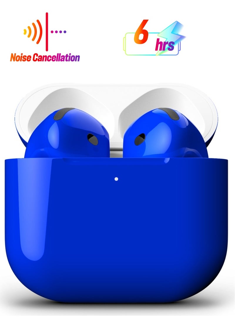 Craft MERLIN CRAFT CUSTOMIZED APPLE AIRPODS 4 ANC BLUE GLOSSY  - Image 1