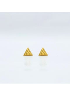 Triangle Rib Gold Earring | Stainless Steel | 18K Gold Plated - pzsku/ZF655B91A638348542E8CZ/45/_/1736245295/ccc004d3-e280-46d7-a19b-9d126297ea7b