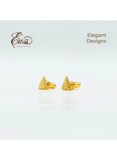 Triangle Rib Gold Earring | Stainless Steel | 18K Gold Plated - pzsku/ZF655B91A638348542E8CZ/45/_/1736245326/d670ab00-9c5d-4877-9862-d69b4bdbd3f4