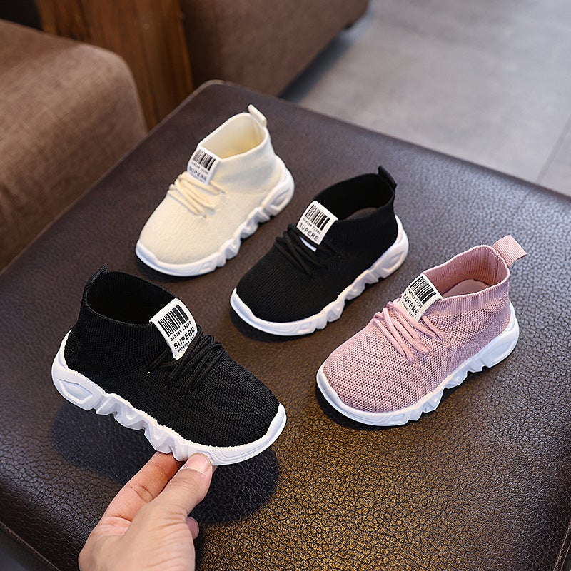 Mesh Sneakers Lightweight Flexible Sole Walking Shoes For Kids Indoor And Outdoor Activities - Image 2