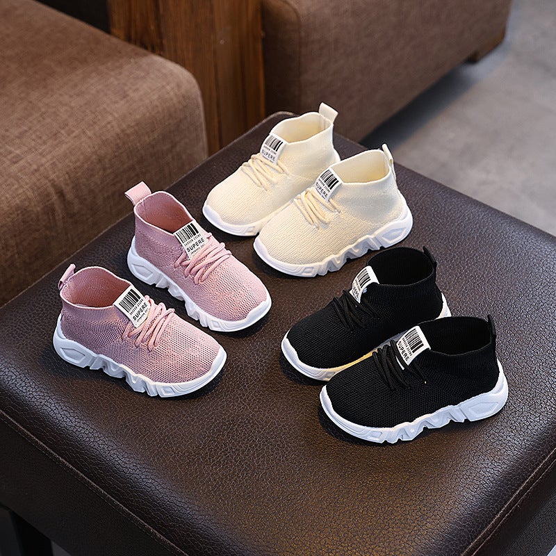 Mesh Sneakers Lightweight Flexible Sole Walking Shoes For Kids Indoor And Outdoor Activities - Image 3