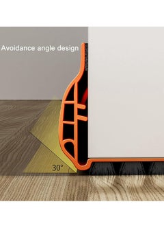 Oasisgalore Upgrade Under Door Draft Stopper with Brush, Cuttable Seal Blocker, 36.6" Length, Reduces Noise  - Image 3