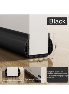 Oasisgalore Upgrade Under Door Draft Stopper with Brush, Cuttable Seal Blocker, 36.6" Length, Reduces Noise  - Image 4