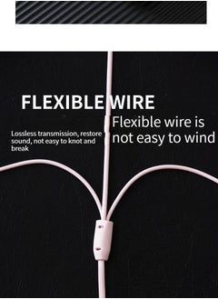 GELESE New singing wired mini microphone headset practice song wired earphone black  - Image 2