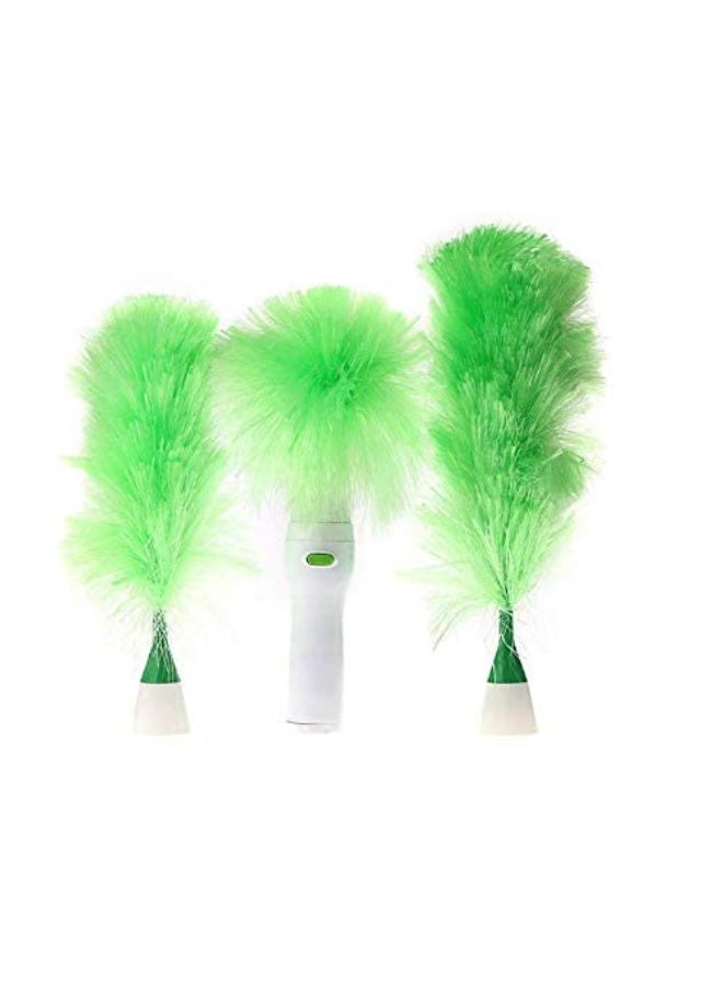 Handheld Electric Feather Duster, Motorized Spin Cleaning Brush Set, Rechargeable Dust Cleaner for Home, Office, Car & Furniture - Image 1