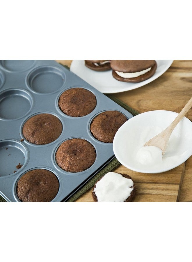 Fox Run Fox Run Non-Stick Baking Pan, Whoopie Pie Pan, 12 Cup Muffin Top Pan - Image 2