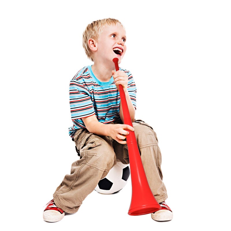 Windy City Novelties Collapsible Stadium Horn - 28" - Red - Image 5