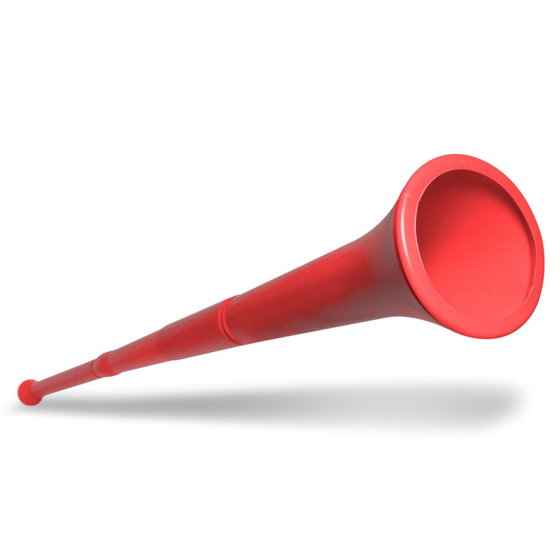 Windy City Novelties Collapsible Stadium Horn - 28" - Red - Image 1