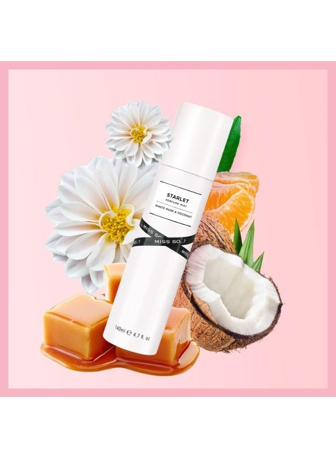 So..? Miss So...? Women's Perfume Mist & Body Mist Bundle | 140ml | Pack of 3 | Includes Twilight Kiss, Sugar Rush & Starlet | Sweet, Fruity & Floral Scents | Long-Lasting & Fun Everyday Fragrance Sprays - Image 4