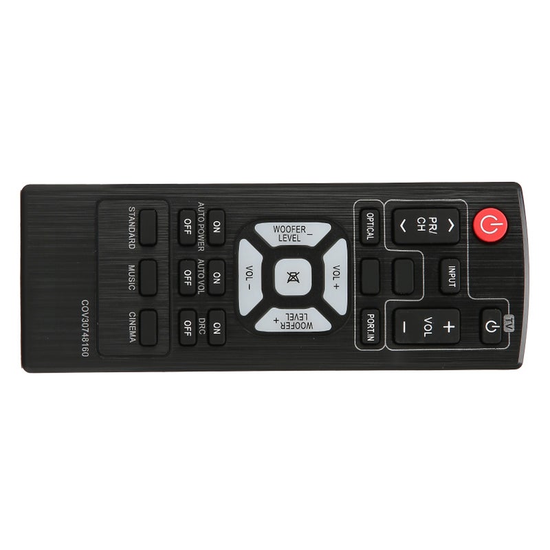 Universal Soundbar Remote Control - No Programming Required Sensitive Keys Durable ABS Material for LG COV30748164 Bluetooth Sound System - Image 1